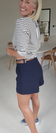 ANNAH tailored shorts navy