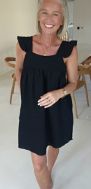 ROMIE tetra dress black
