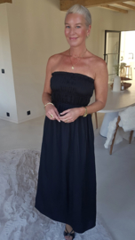 ARINA strapless maxi dress black