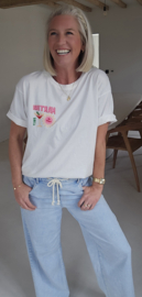 DIRTY MARTINI cotton T-shirt white