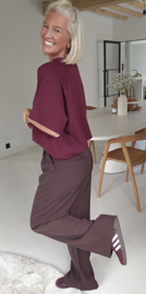 JITSE short-sleeved sweatshirt burgundy