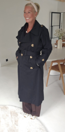 KAROLINA trench coat black