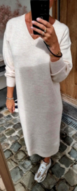 LYNA maxi knit dress beige