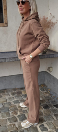 LOENA jogger set taupe