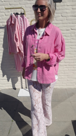 THE PERFECT JEANS jacket fuschia
