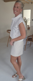 ANNIKA skort soft mêlee beige