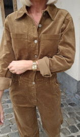 AMINA corduroy jumpsuit camel