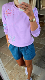 WILD SPIRIT sweatshirt lilac