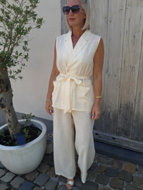 FILIPPA linen set vanilla