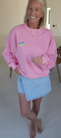 YOU CAN terry sweatshirt pink