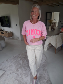 ICONIC sweatshirt baby pink
