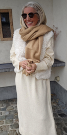AUTUMN LOVE supersoft scarf camel