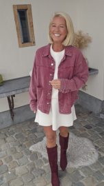 THE PERFECT JEANS jacket burgundy