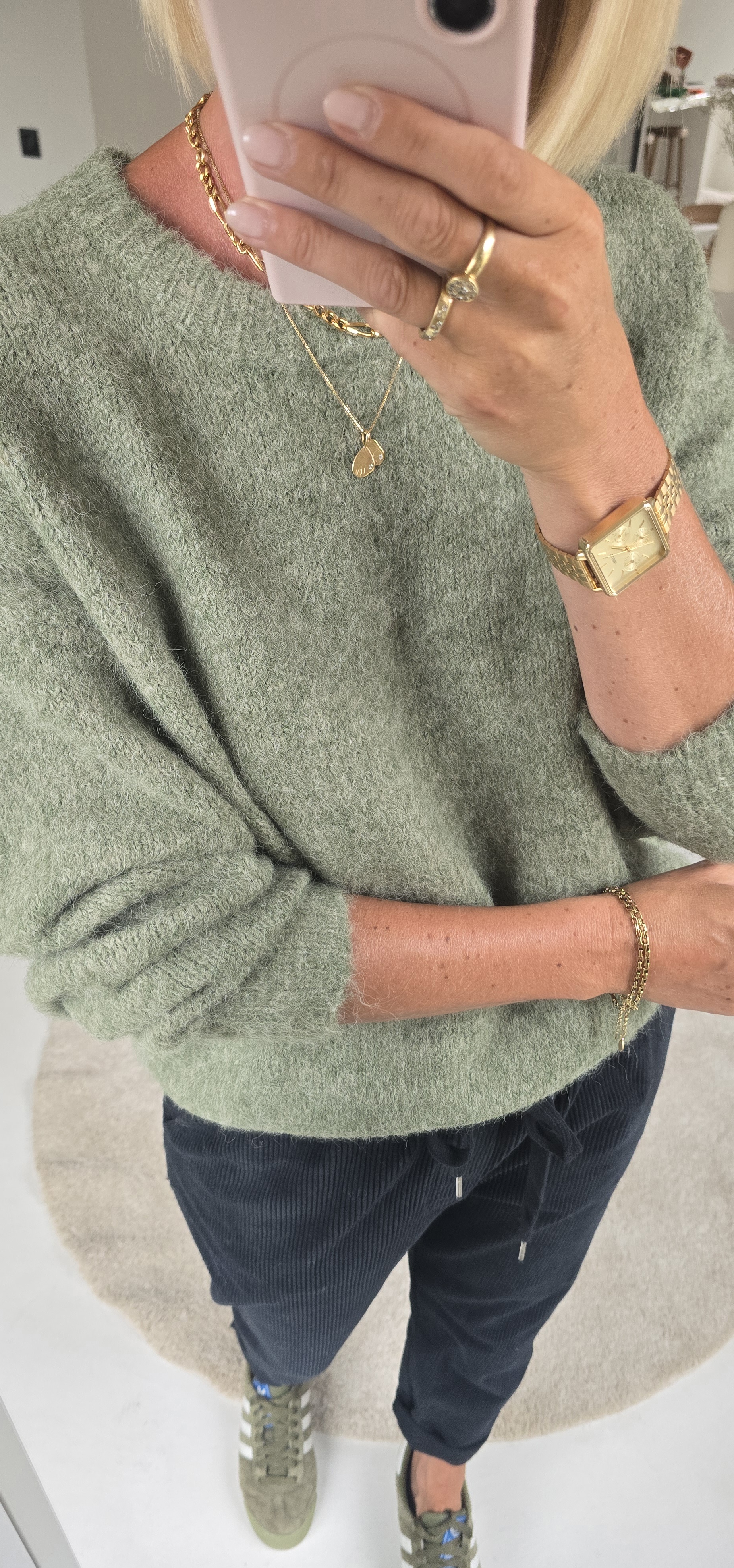 BEZIERS soft knit olive