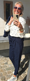 MISSIE cotton blouse blue