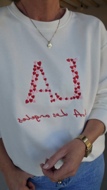 LA sweatshirt white