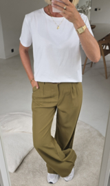 BASIC cotton T-shirt white