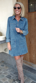 THE PERFECT jeans dress blue