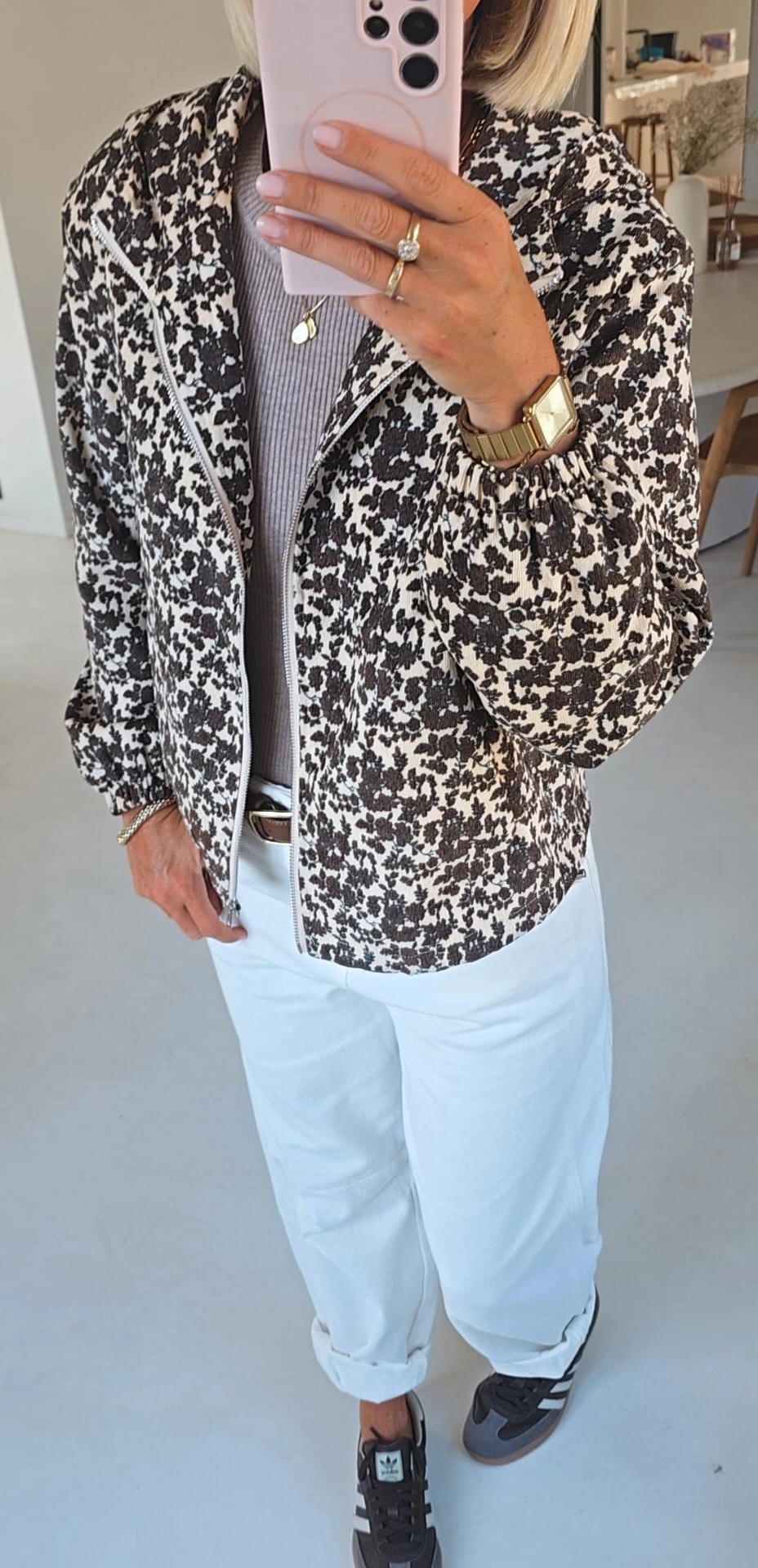 CILOU jacket with hoodie chocolat