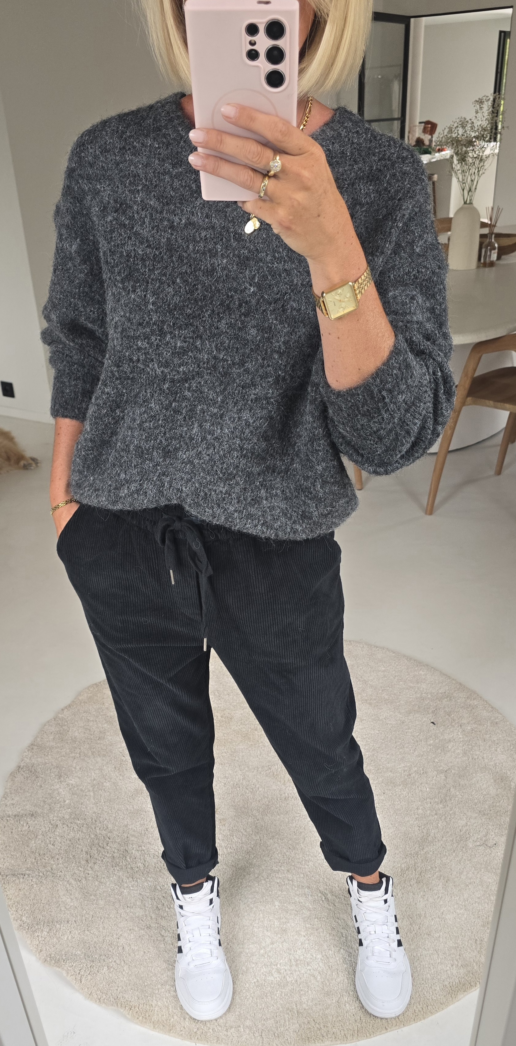 BEZIERS soft knit carbon