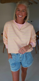 AMANDE striped sweatshirt