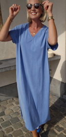 MADLINE T-shirt dress washed blue