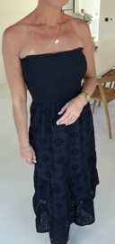 BELIZE bustier dress black