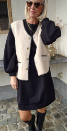 DJOELI sweatshirt fleece dress black