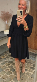 JAYLIN viscose dress black