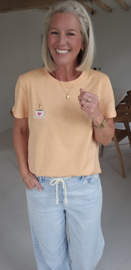 COFFEE LOVER T-shirt soft peach