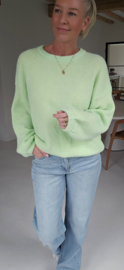 CHARLIZE supersoft knit apple green