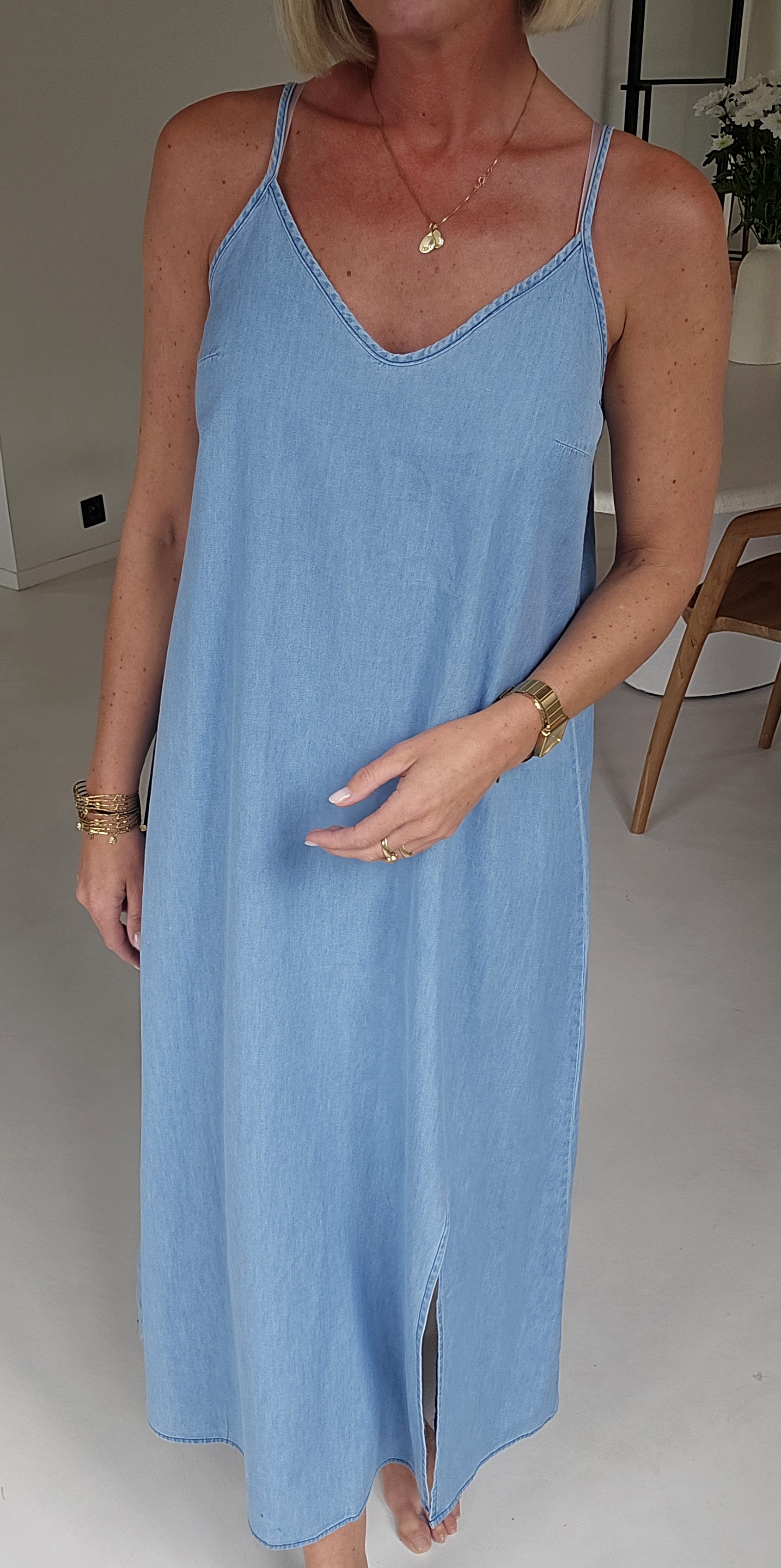 ROMINE maxi jeans dress