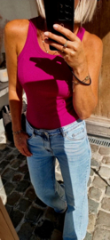 BASIC cotton top aubergine