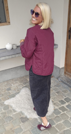 SIBIL light coat burgundy