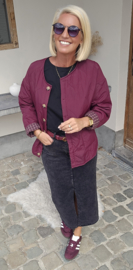 SIBIL light coat burgundy