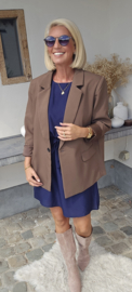CHALIZE viscose dress navy