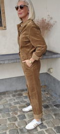 AMINA corduroy jumpsuit camel