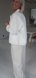 MYRTHE cotton jacket white