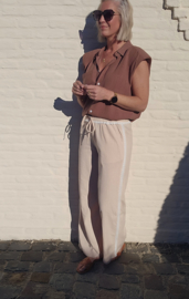 SAVANNAH linen pants beige