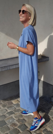 MADLINE T-shirt dress washed blue