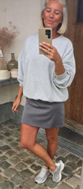 HAPPY IN A MILLION LITTLE WAYS sweatshirt grey