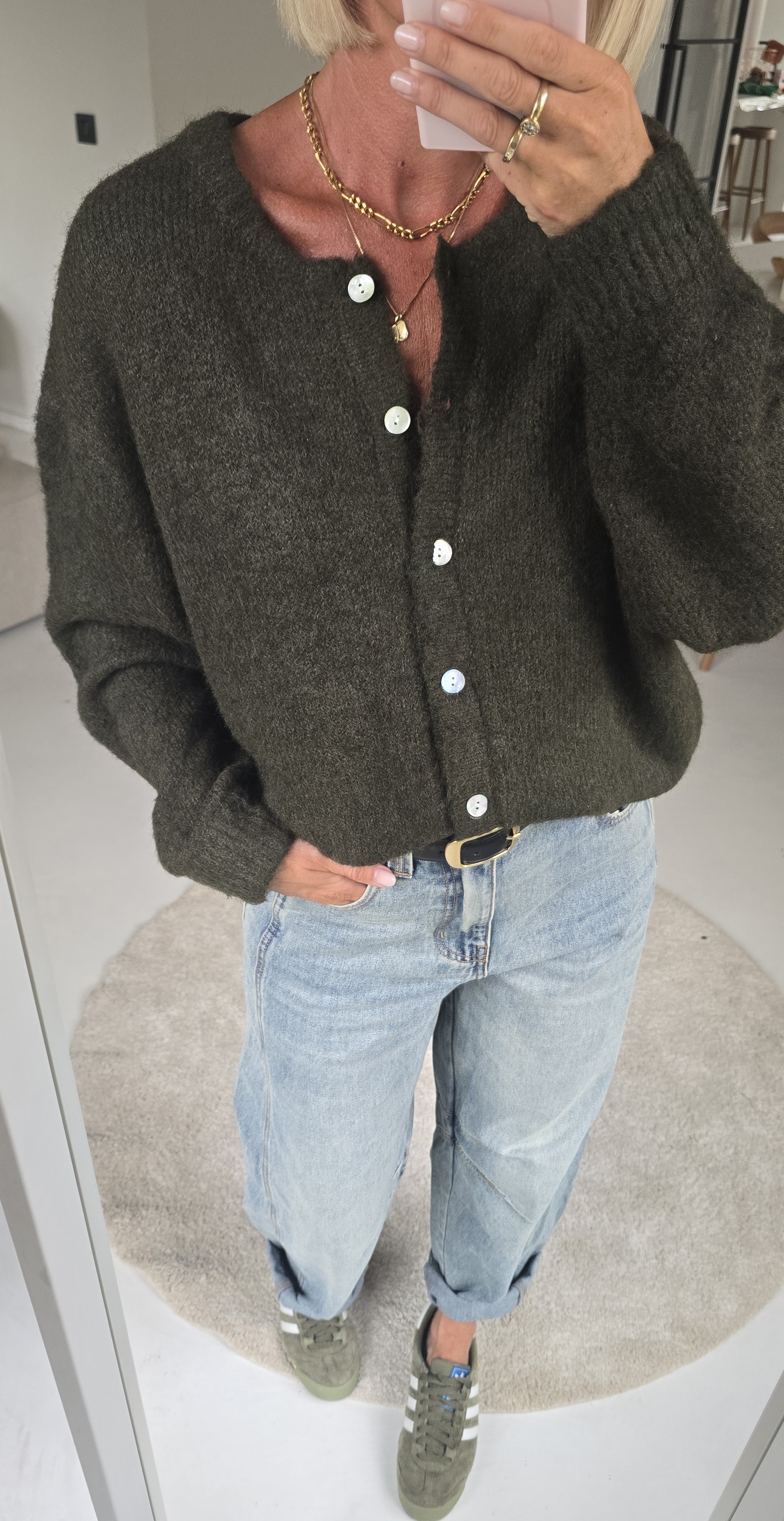 LIESJE cardigan khaki
