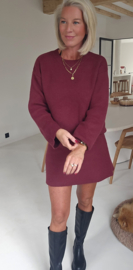 BONITA knit set burgundy