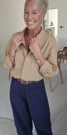 AMY cotton shirt taupe