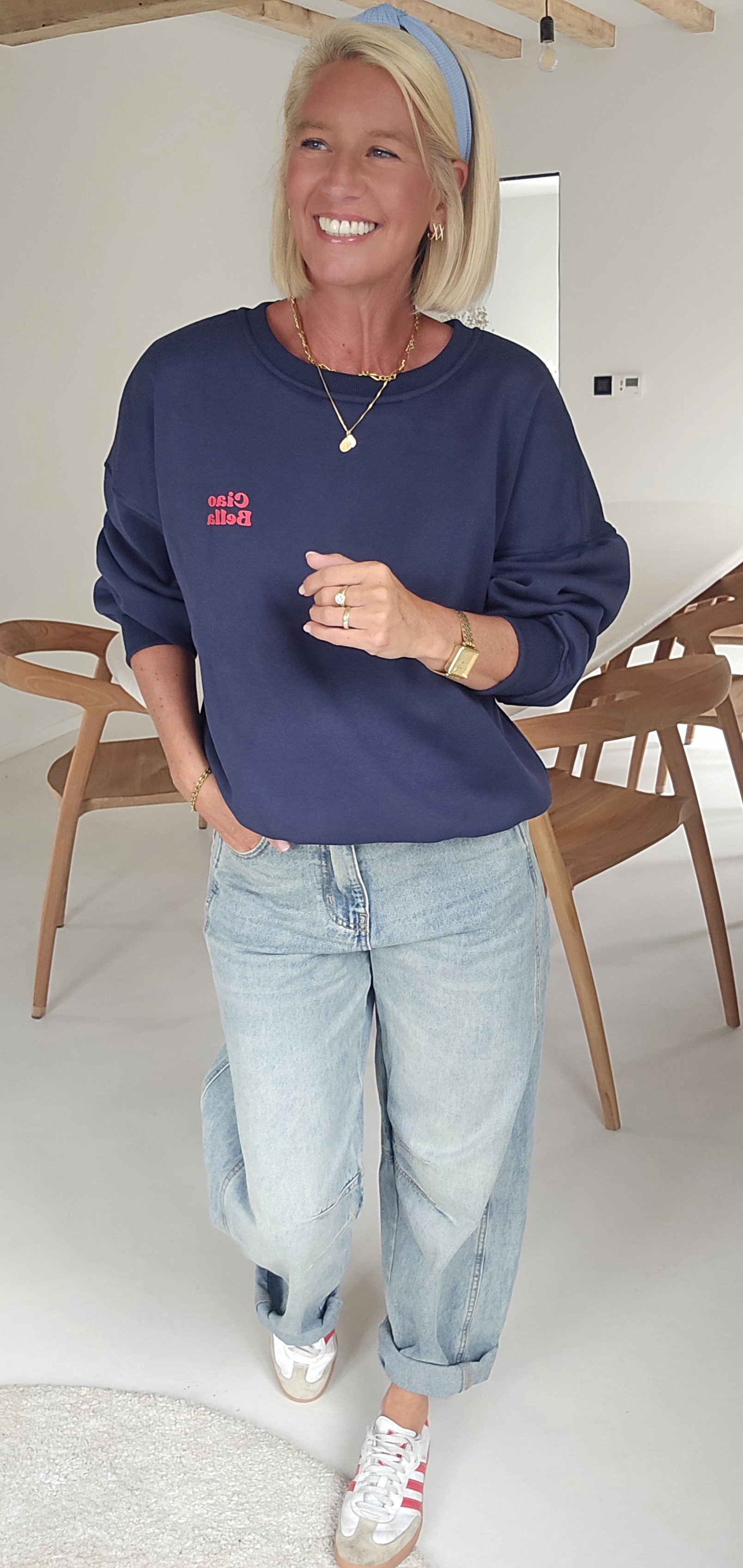 CIAO BELLA sweatshirt navy
