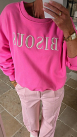 BISOUS sweatshirt pink