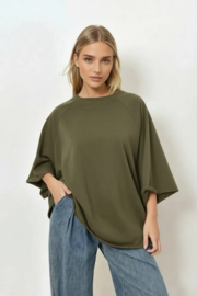 SASHA cotton tee khaki