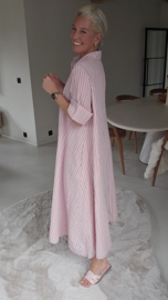 CELESTE maxi dress soft pink curve