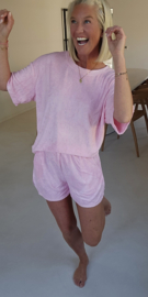 DANA terry shorts baby pink