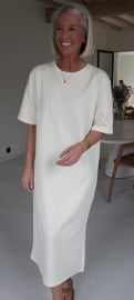 RANI cotton T-shirt dress cream